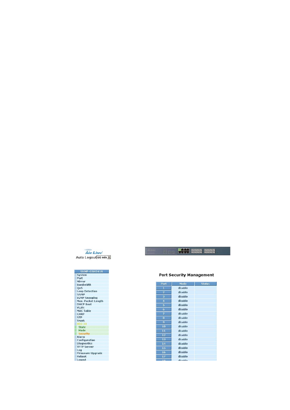 AirLive SNMP-GSH2416 User Manual | Page 127 / 244