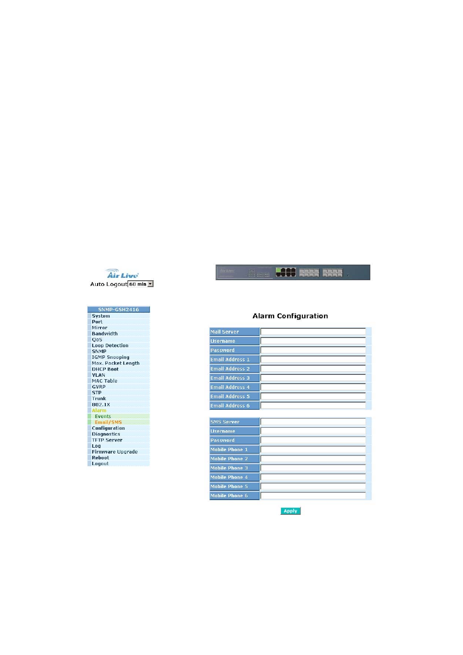 AirLive SNMP-GSH2416 User Manual | Page 132 / 244