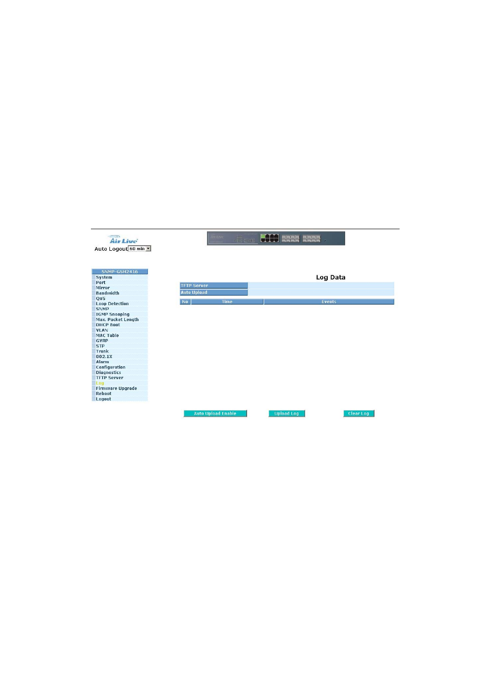 20. log | AirLive SNMP-GSH2416 User Manual | Page 144 / 244