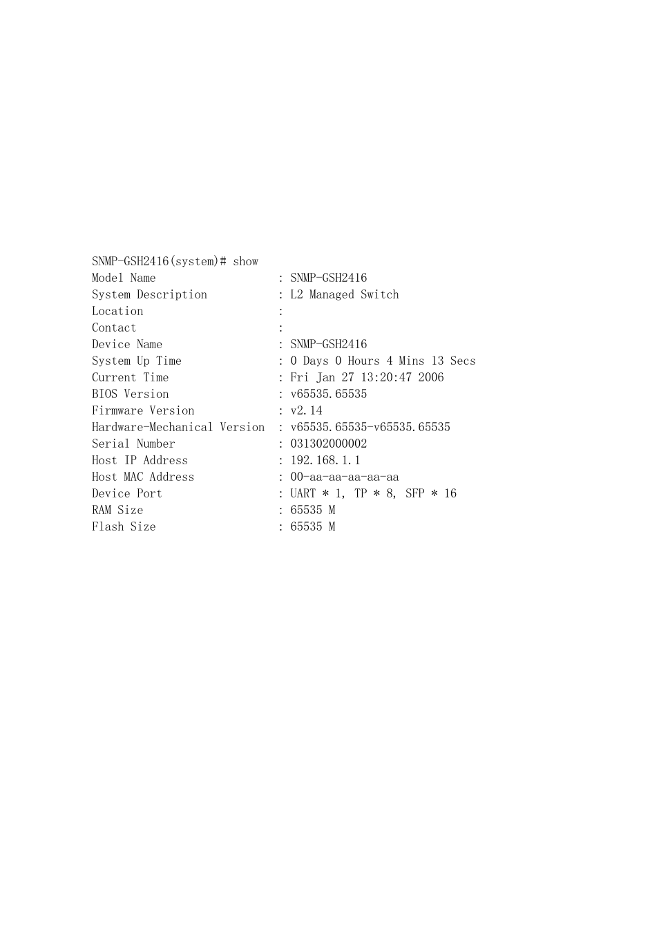 AirLive SNMP-GSH2416 User Manual | Page 224 / 244