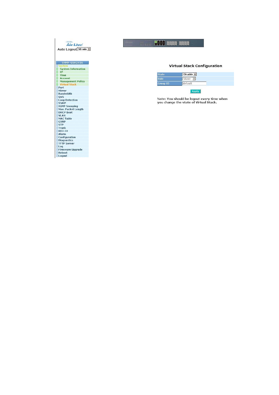 AirLive SNMP-GSH2416 User Manual | Page 48 / 244