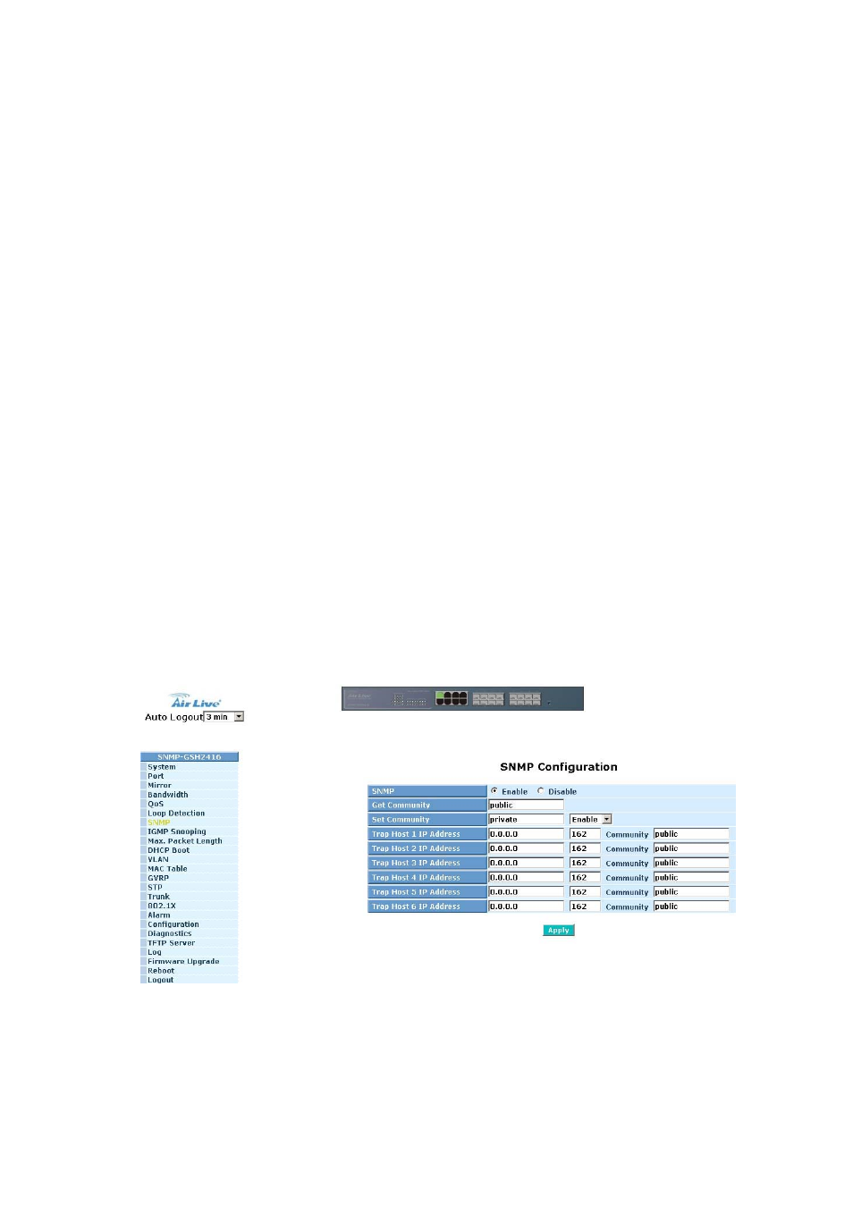 AirLive SNMP-GSH2416 User Manual | Page 77 / 244