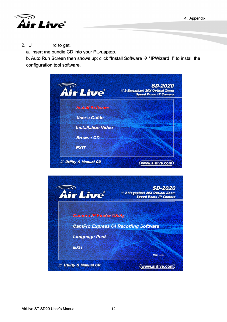 AirLive ST-SD20 User Manual | Page 15 / 16