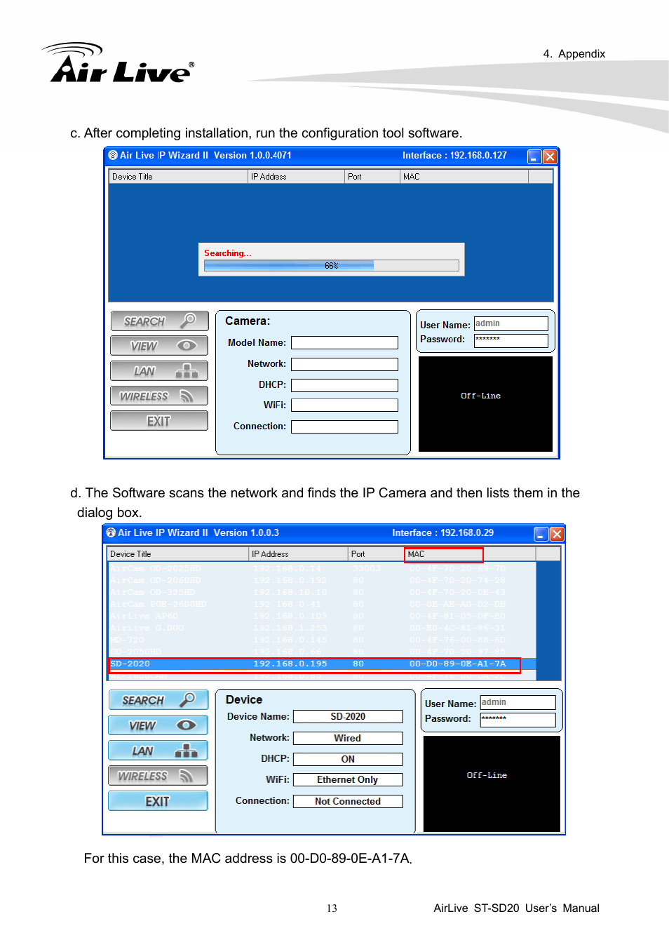 AirLive ST-SD20 User Manual | Page 16 / 16