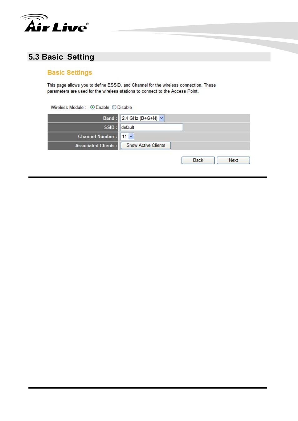 3 basic setting | AirLive Traveler3G User Manual | Page 36 / 124