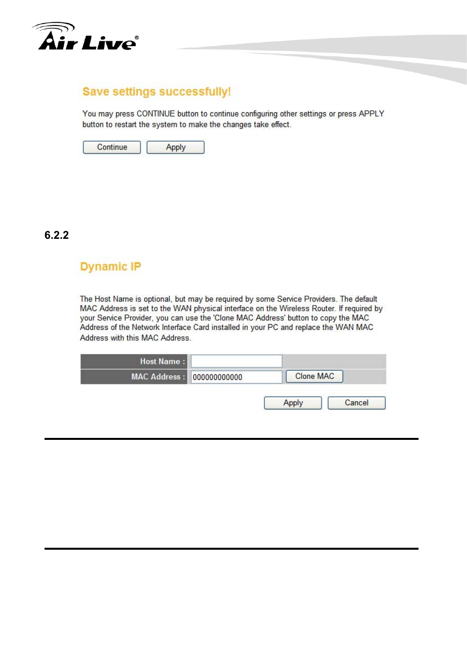 2 dynamic ip (cable modem) | AirLive Traveler3G User Manual | Page 46 / 124