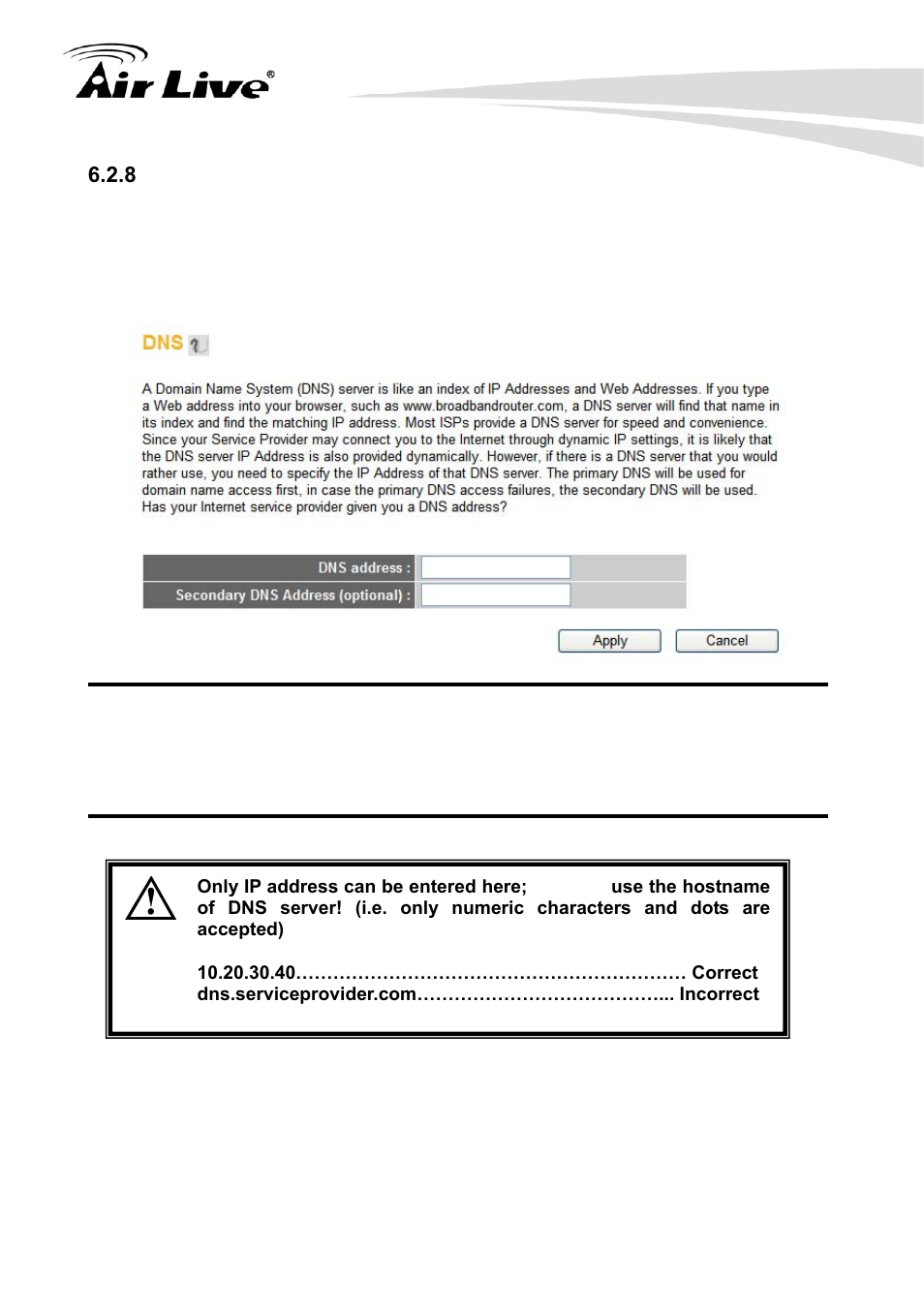 8 dns | AirLive Traveler3G User Manual | Page 55 / 124