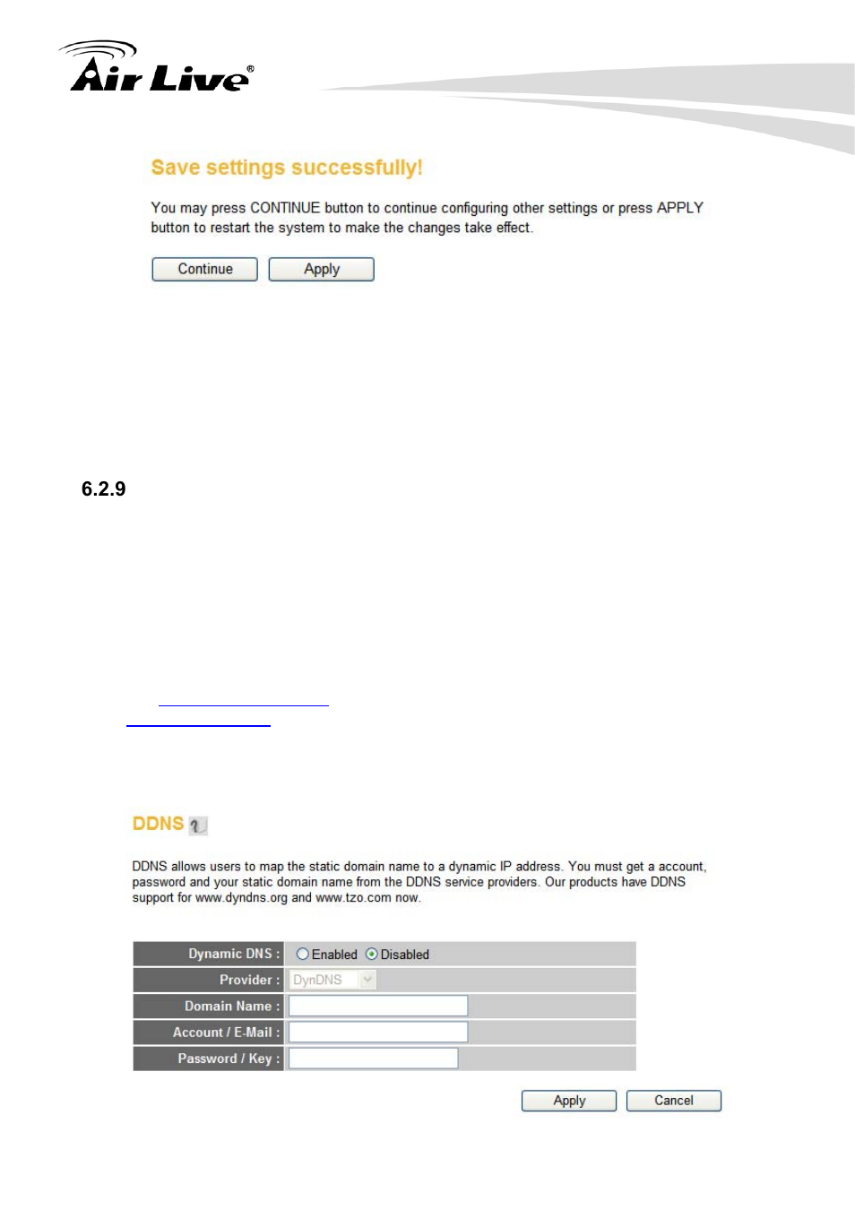 9 ddns | AirLive Traveler3G User Manual | Page 56 / 124