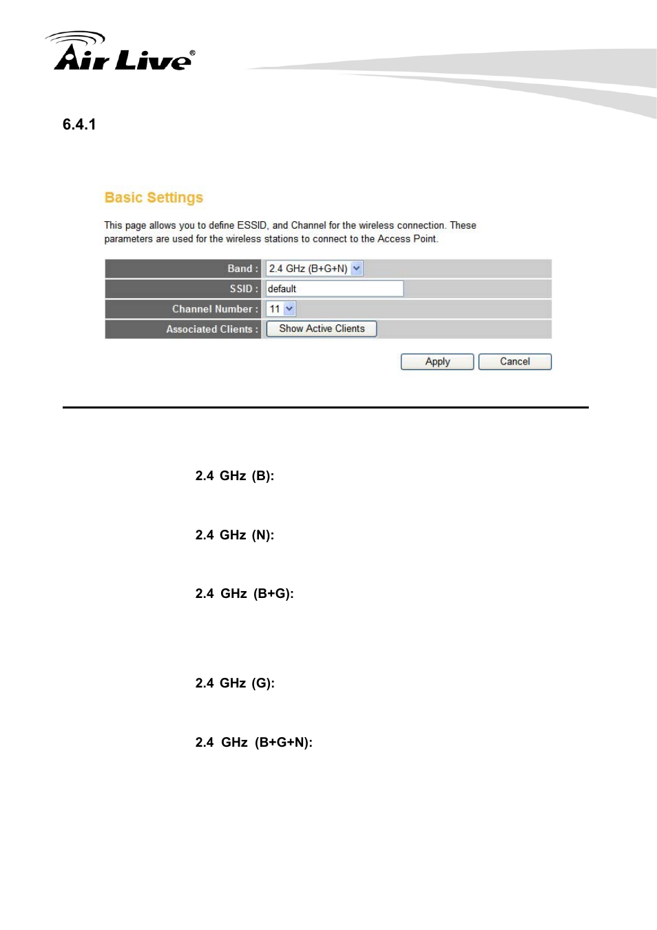 1 basic settings | AirLive Traveler3G User Manual | Page 62 / 124