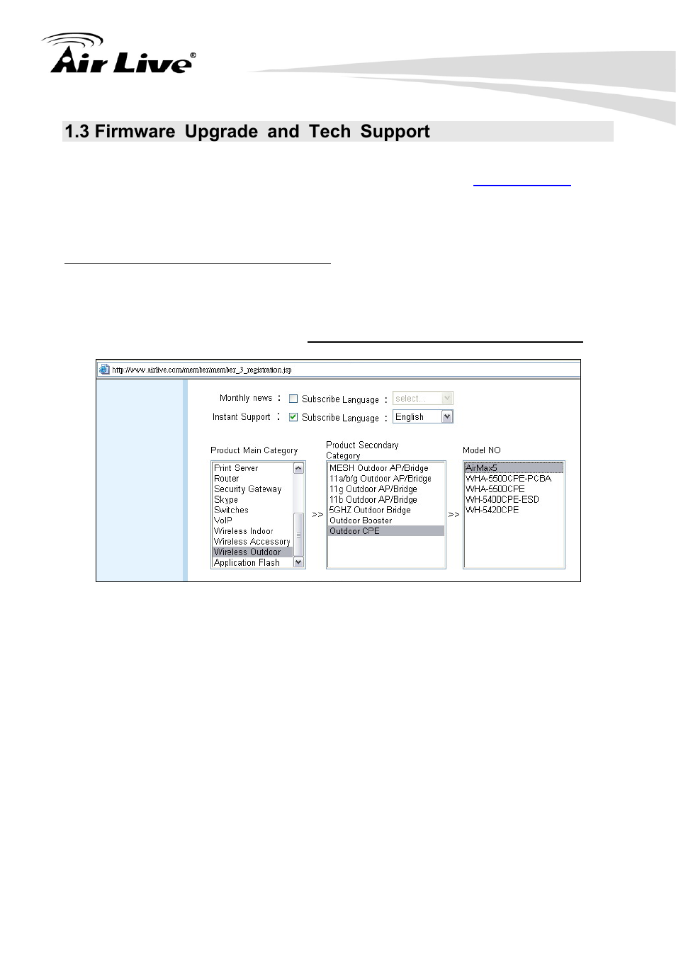 3 firmware upgrade and tech support | AirLive Traveler3G User Manual | Page 7 / 124