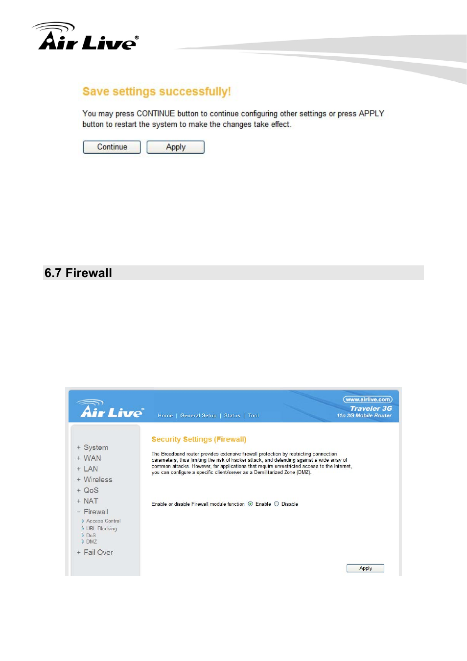 7 firewall | AirLive Traveler3G User Manual | Page 90 / 124