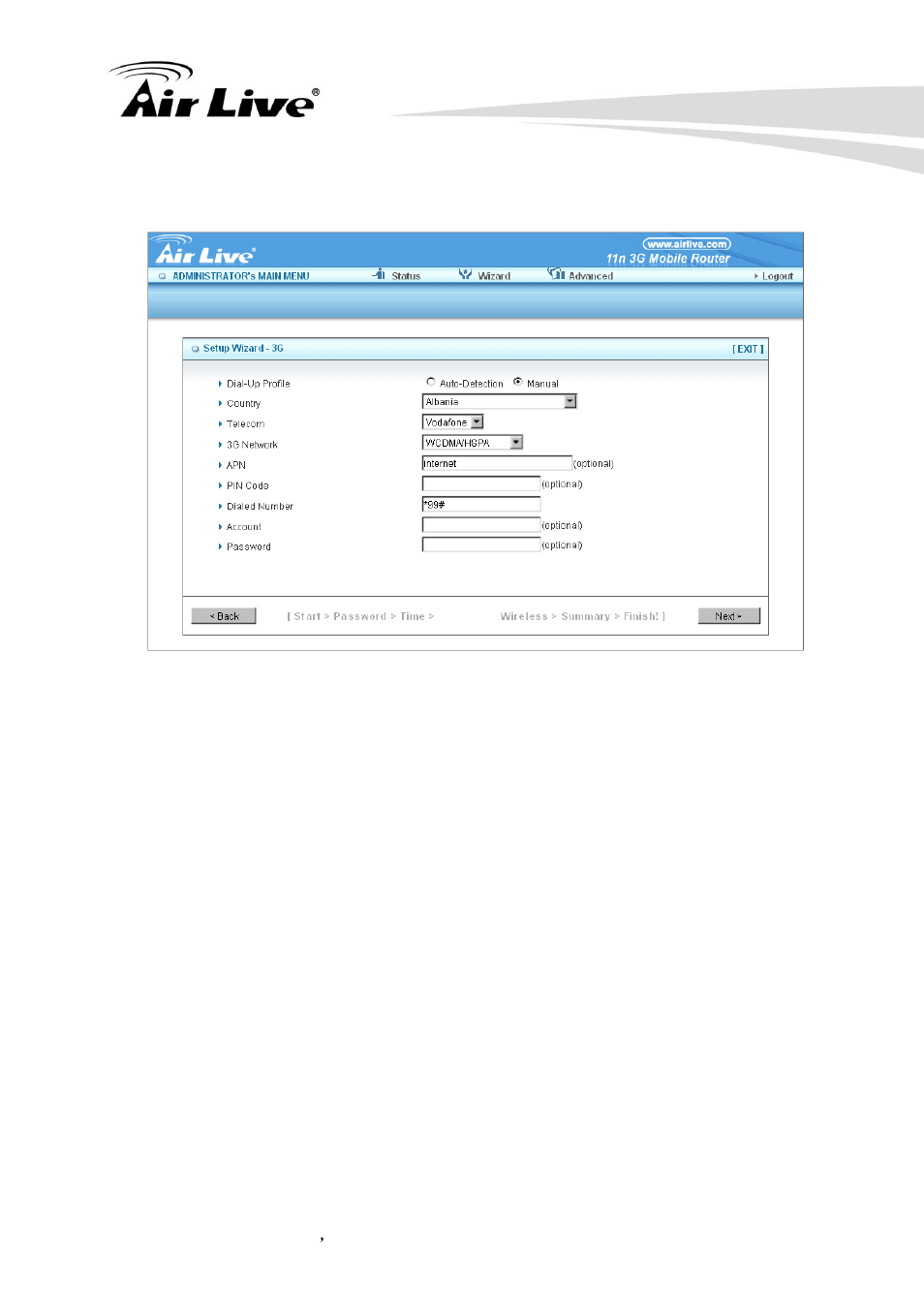 AirLive Traveler3G II User Manual | Page 24 / 97