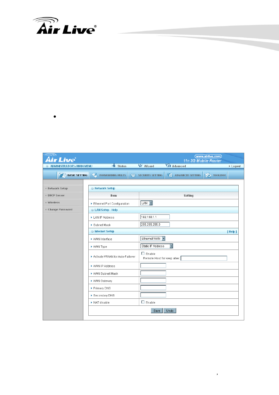 AirLive Traveler3G II User Manual | Page 31 / 97