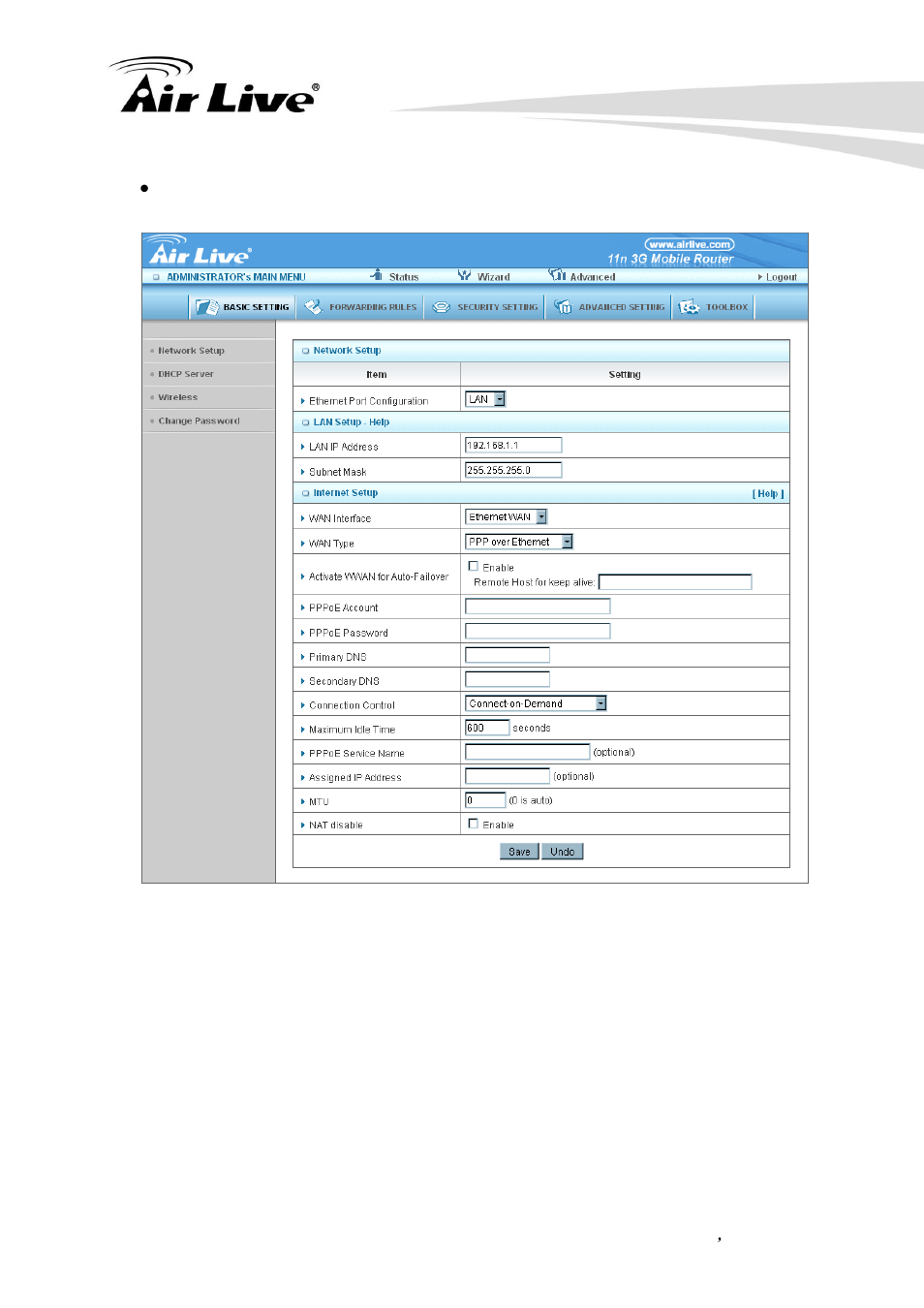 AirLive Traveler3G II User Manual | Page 33 / 97