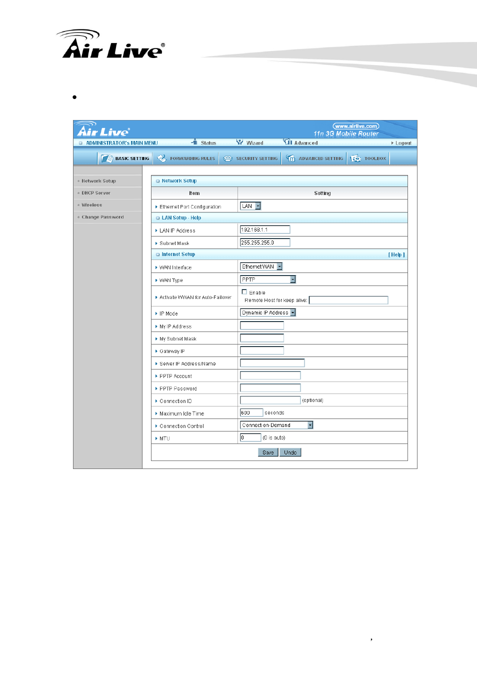 AirLive Traveler3G II User Manual | Page 35 / 97