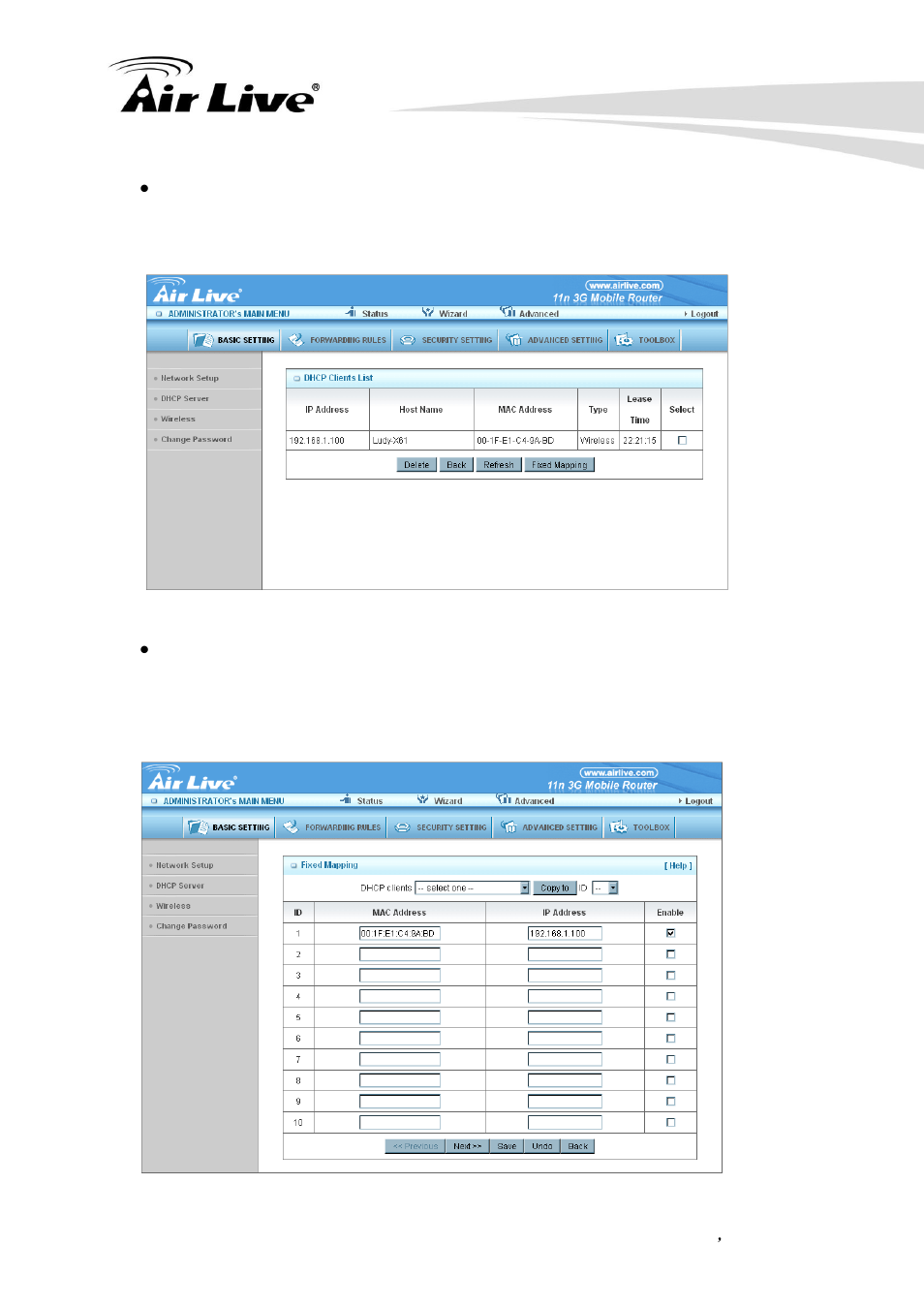 AirLive Traveler3G II User Manual | Page 47 / 97