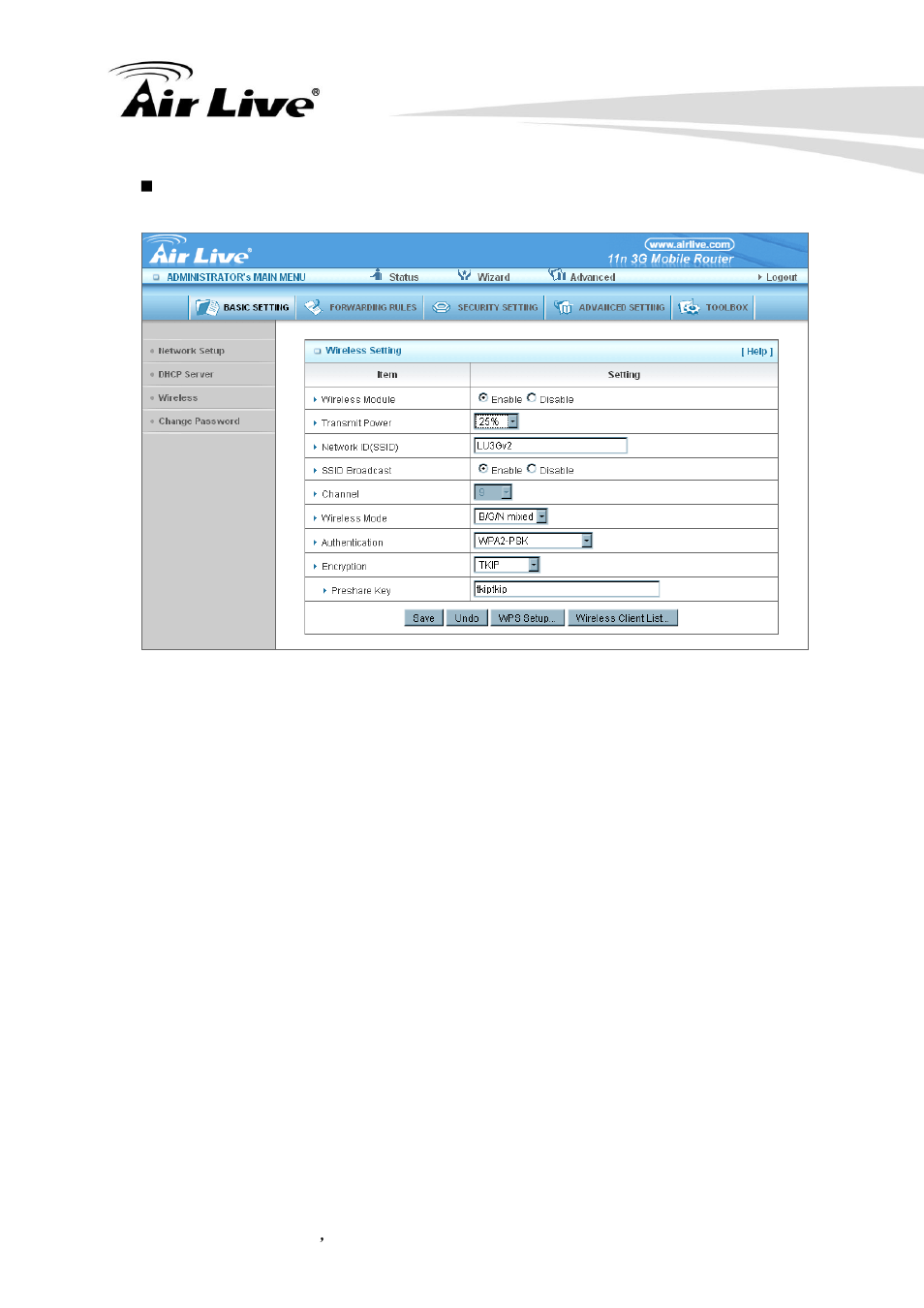 AirLive Traveler3G II User Manual | Page 48 / 97