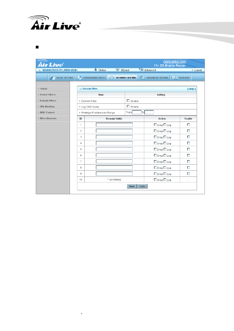 AirLive Traveler3G II User Manual | Page 64 / 97