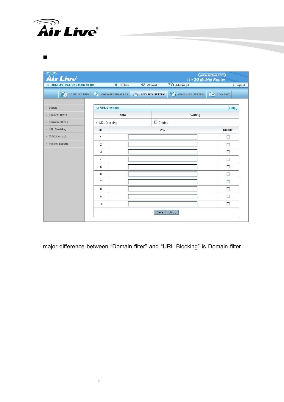 AirLive Traveler3G II User Manual | Page 66 / 97