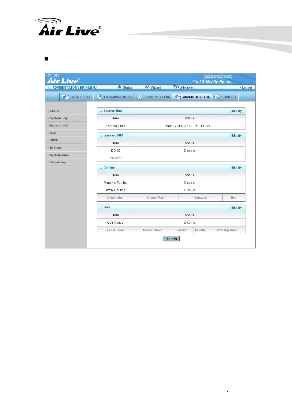 AirLive Traveler3G II User Manual | Page 73 / 97