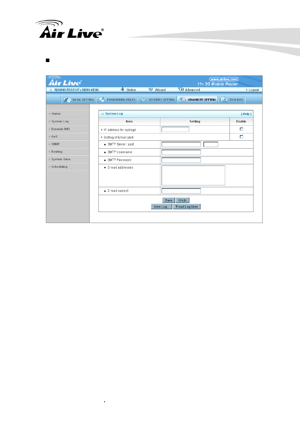 AirLive Traveler3G II User Manual | Page 74 / 97