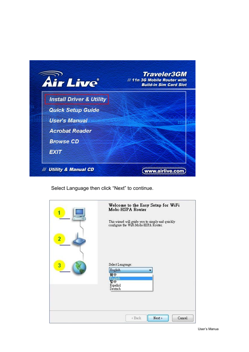 AirLive Traveler3GM User Manual | Page 17 / 121