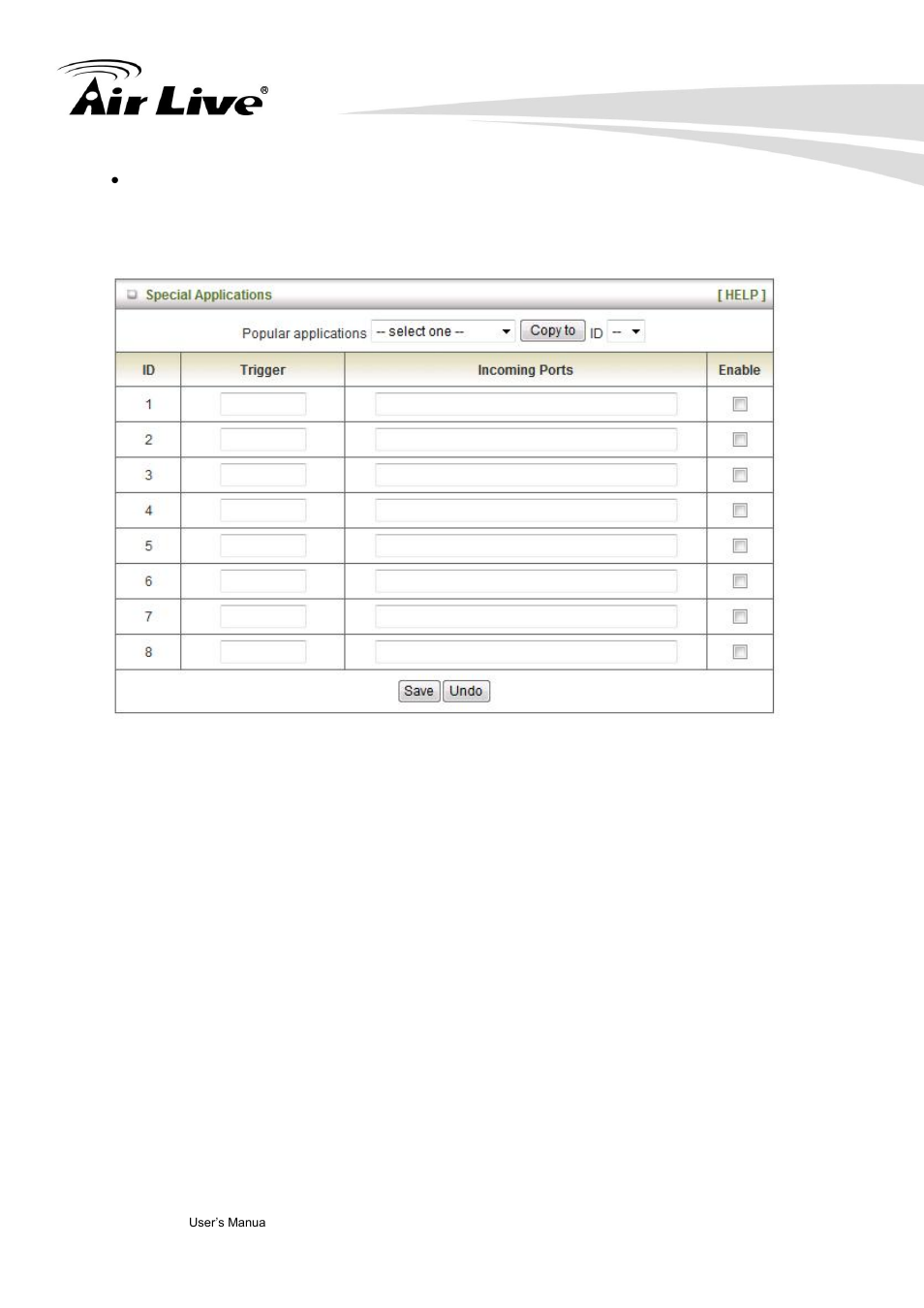 Special ap | AirLive Traveler3GM User Manual | Page 60 / 121