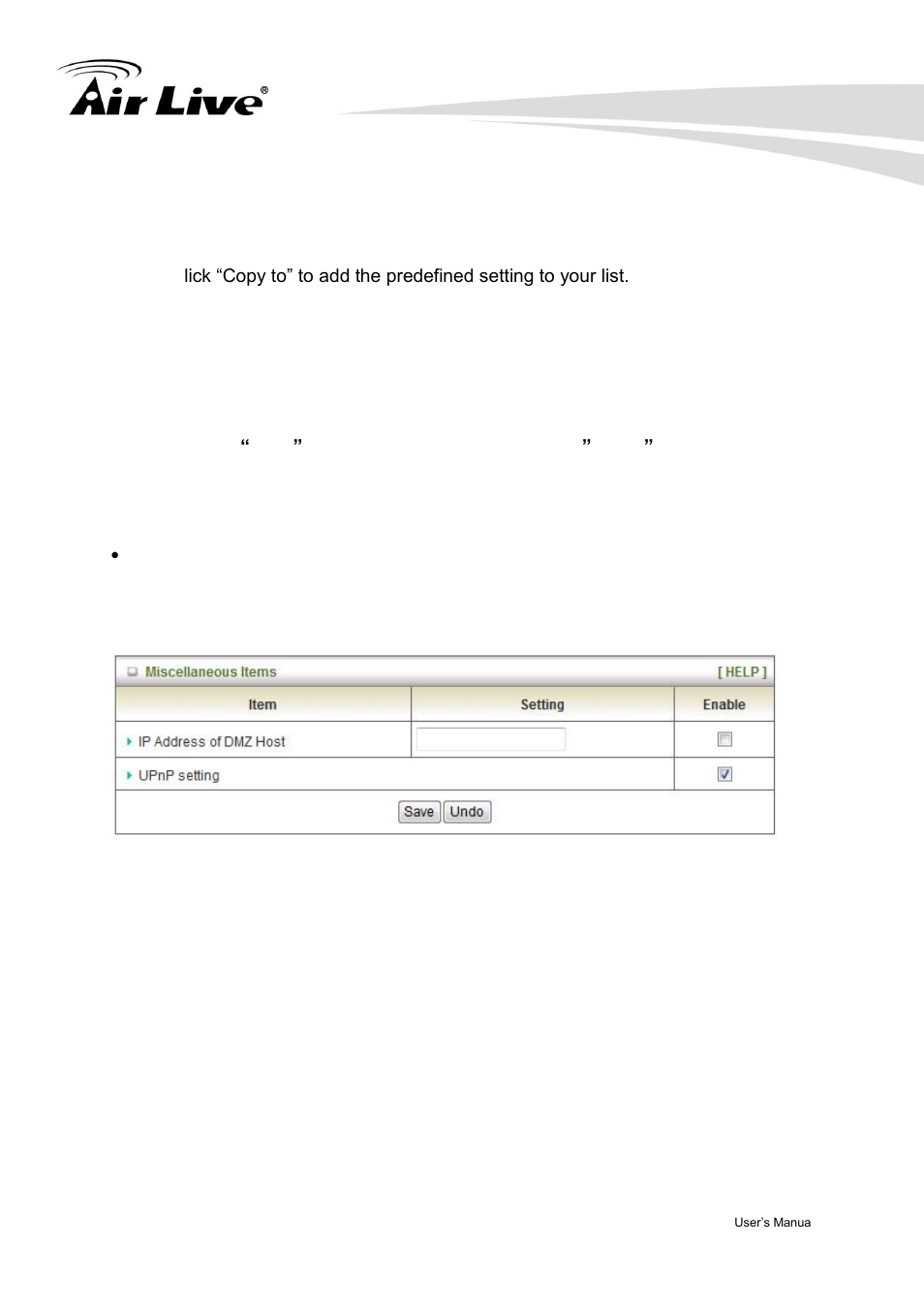 Miscellaneous | AirLive Traveler3GM User Manual | Page 61 / 121