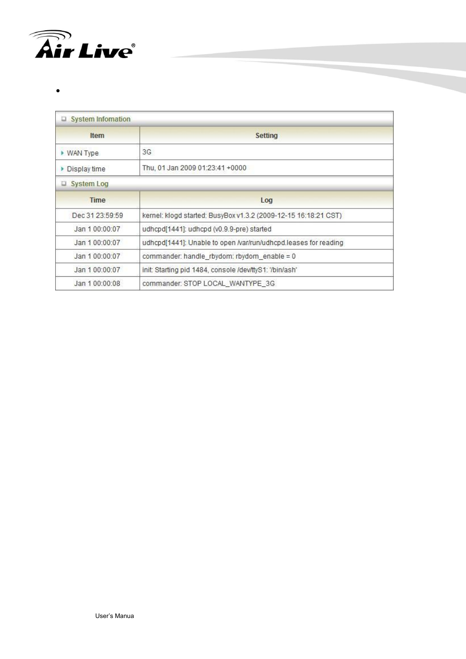 System info | AirLive Traveler3GM User Manual | Page 84 / 121