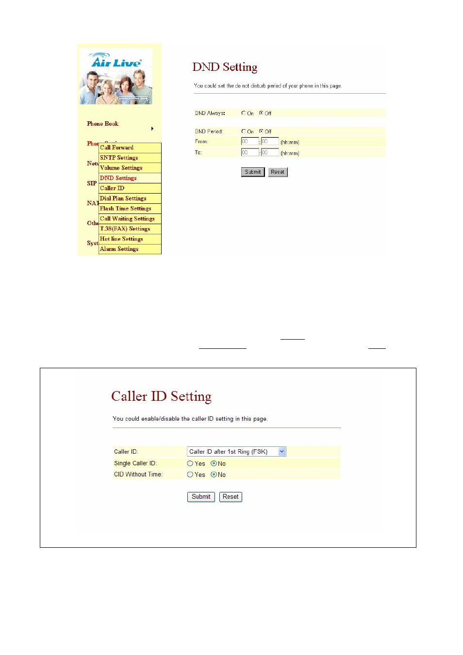 AirLive VoIP-120A User Manual | Page 14 / 47
