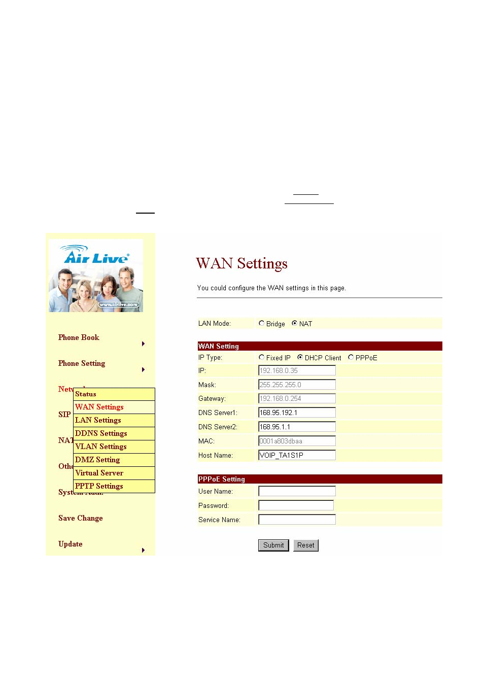 AirLive VoIP-120A User Manual | Page 22 / 47