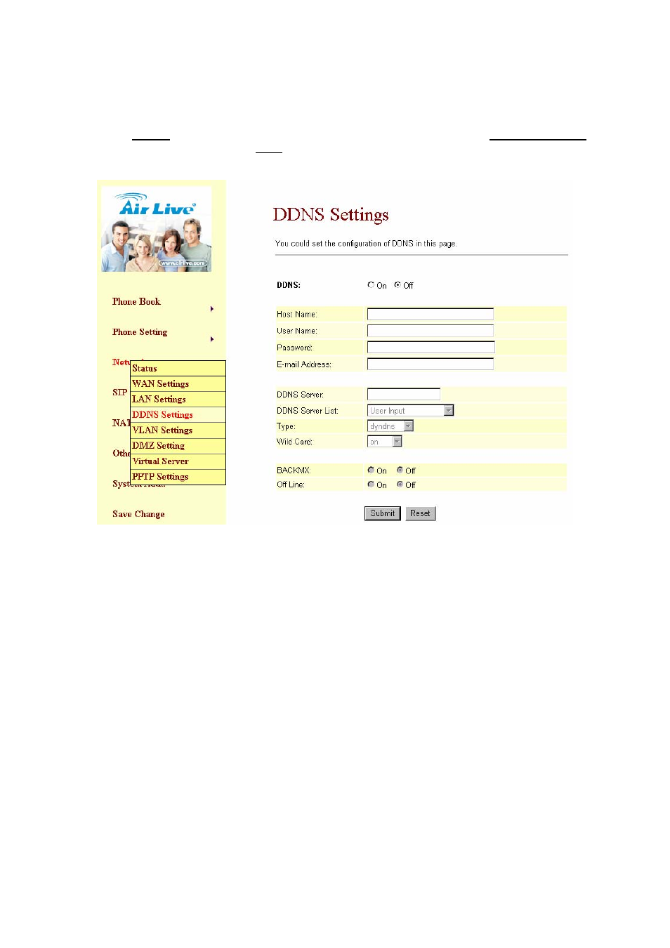 AirLive VoIP-120A User Manual | Page 23 / 47