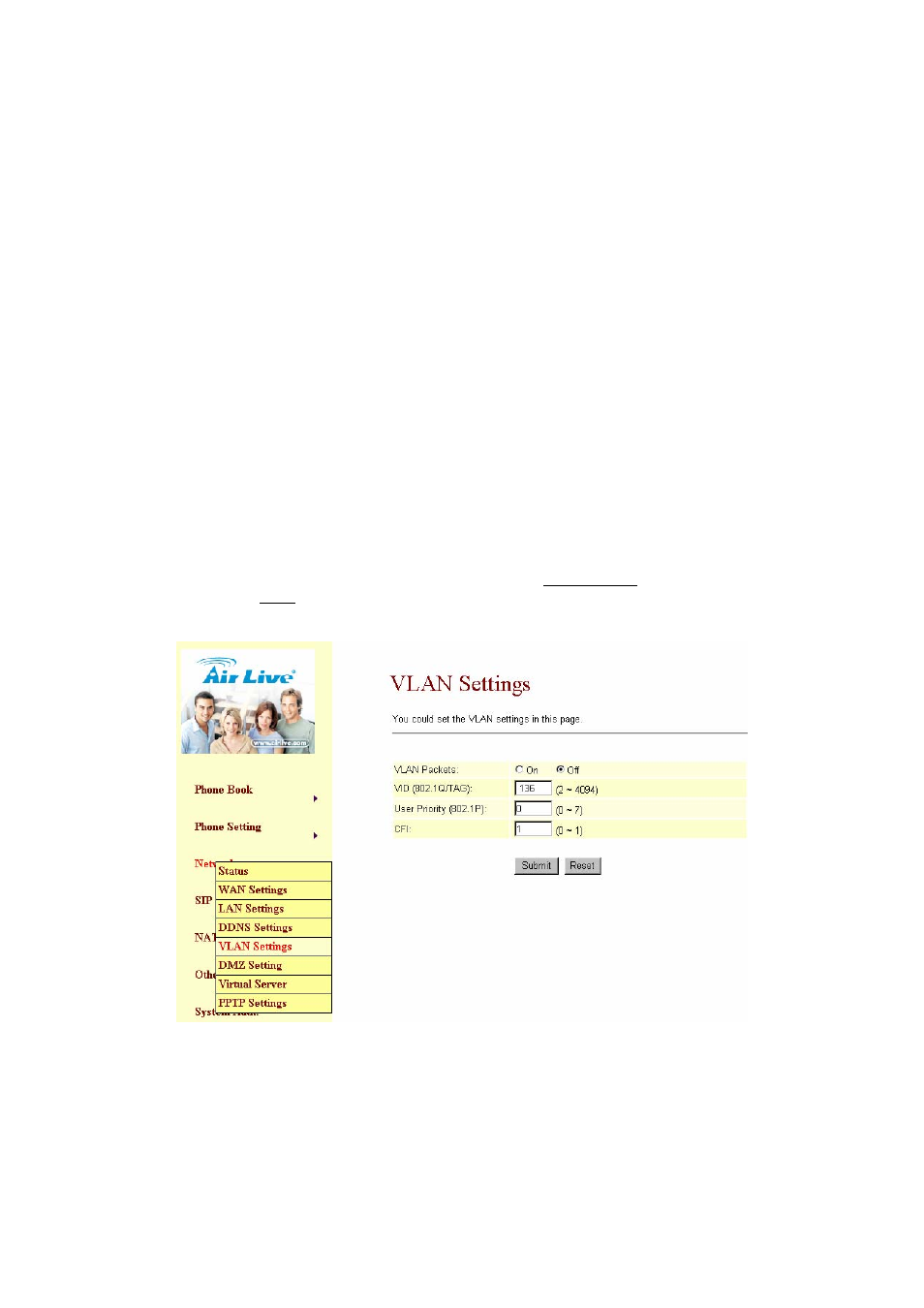 AirLive VoIP-120A User Manual | Page 24 / 47