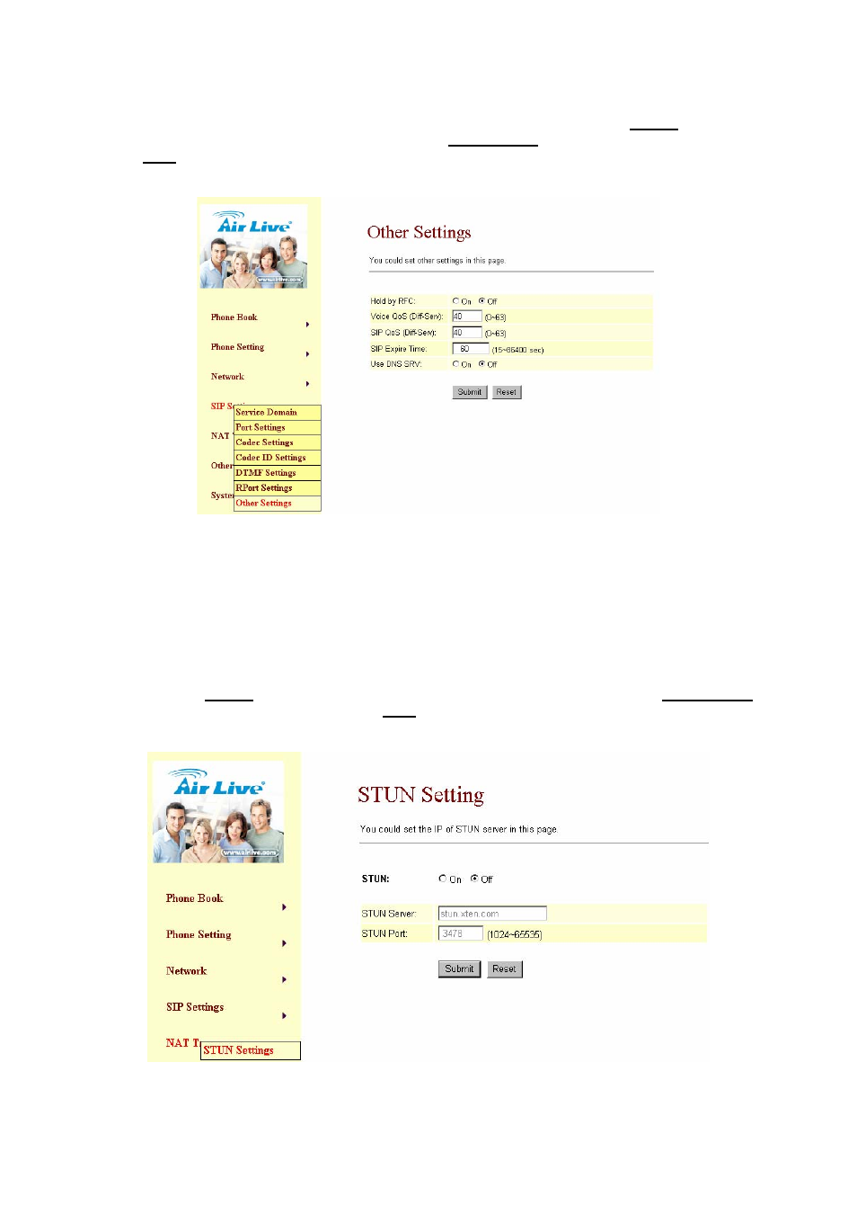 11 nat trans, Nat trans | AirLive VoIP-120A User Manual | Page 30 / 47