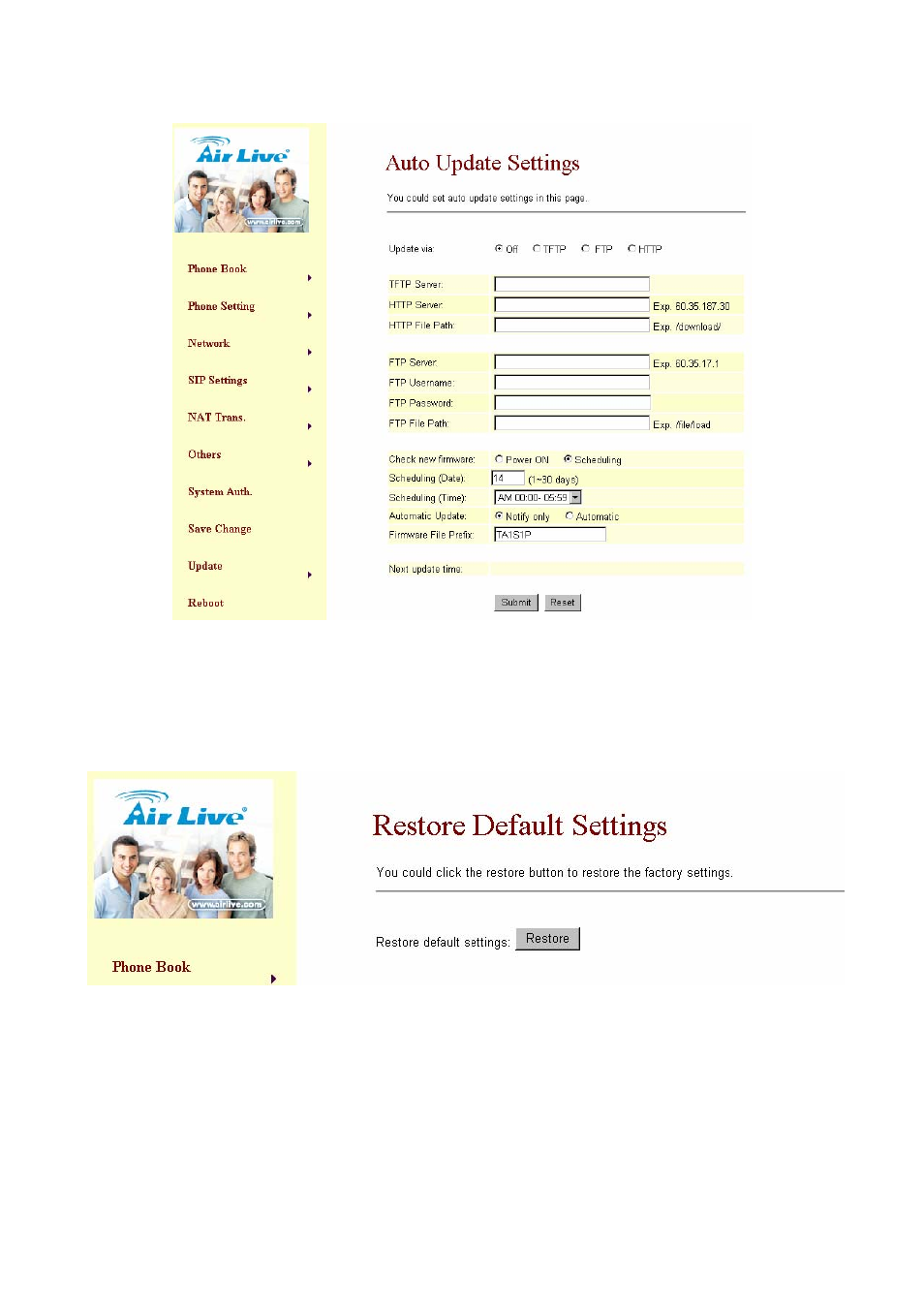 AirLive VoIP-120A User Manual | Page 38 / 47