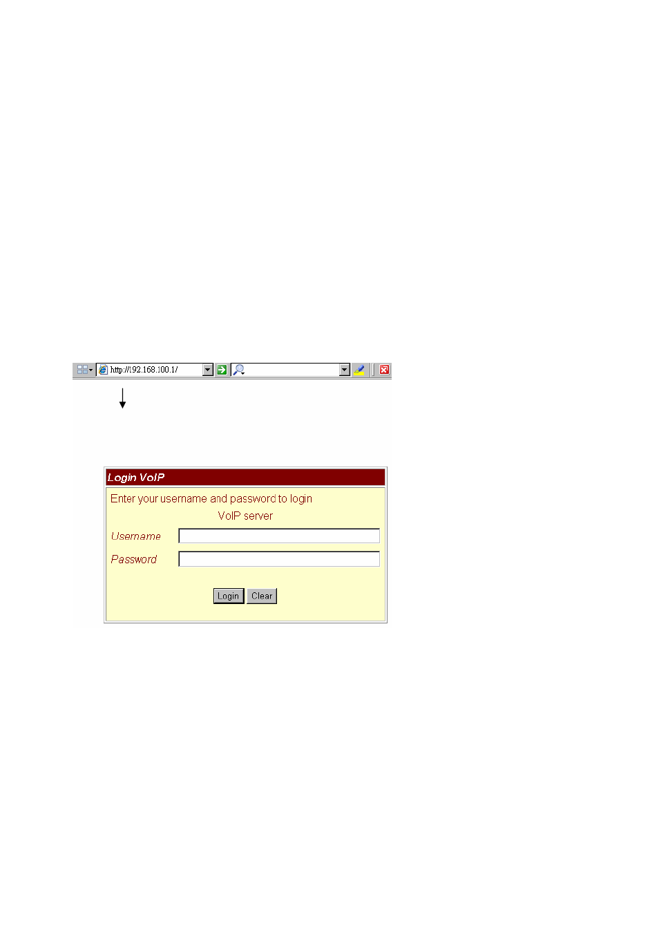 Setup the ata by web browser (lan connection), 1 login, Login | AirLive VoIP-120A User Manual | Page 9 / 47