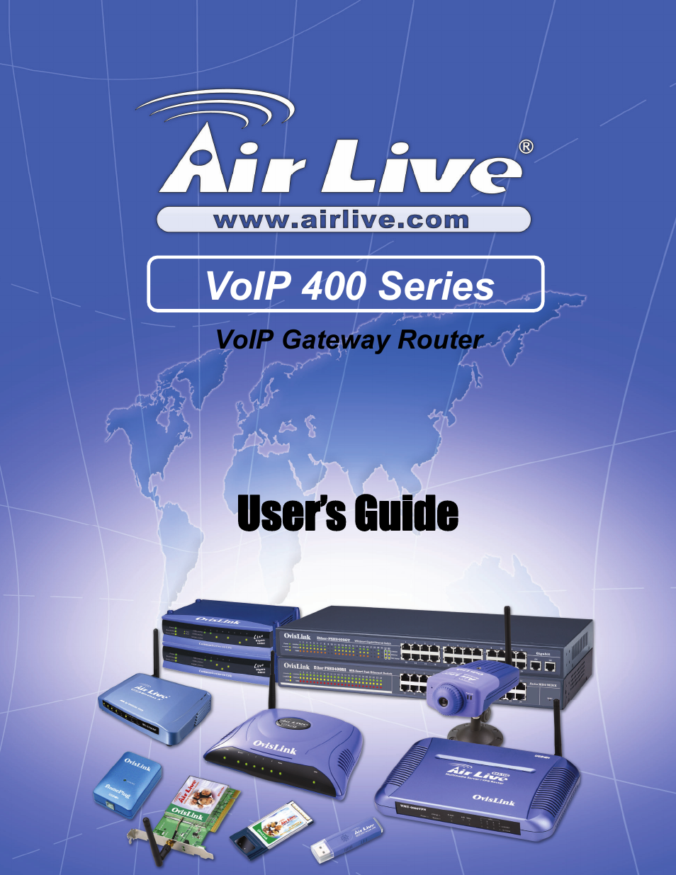 AirLive VoIP-400 Series User Manual | 56 pages