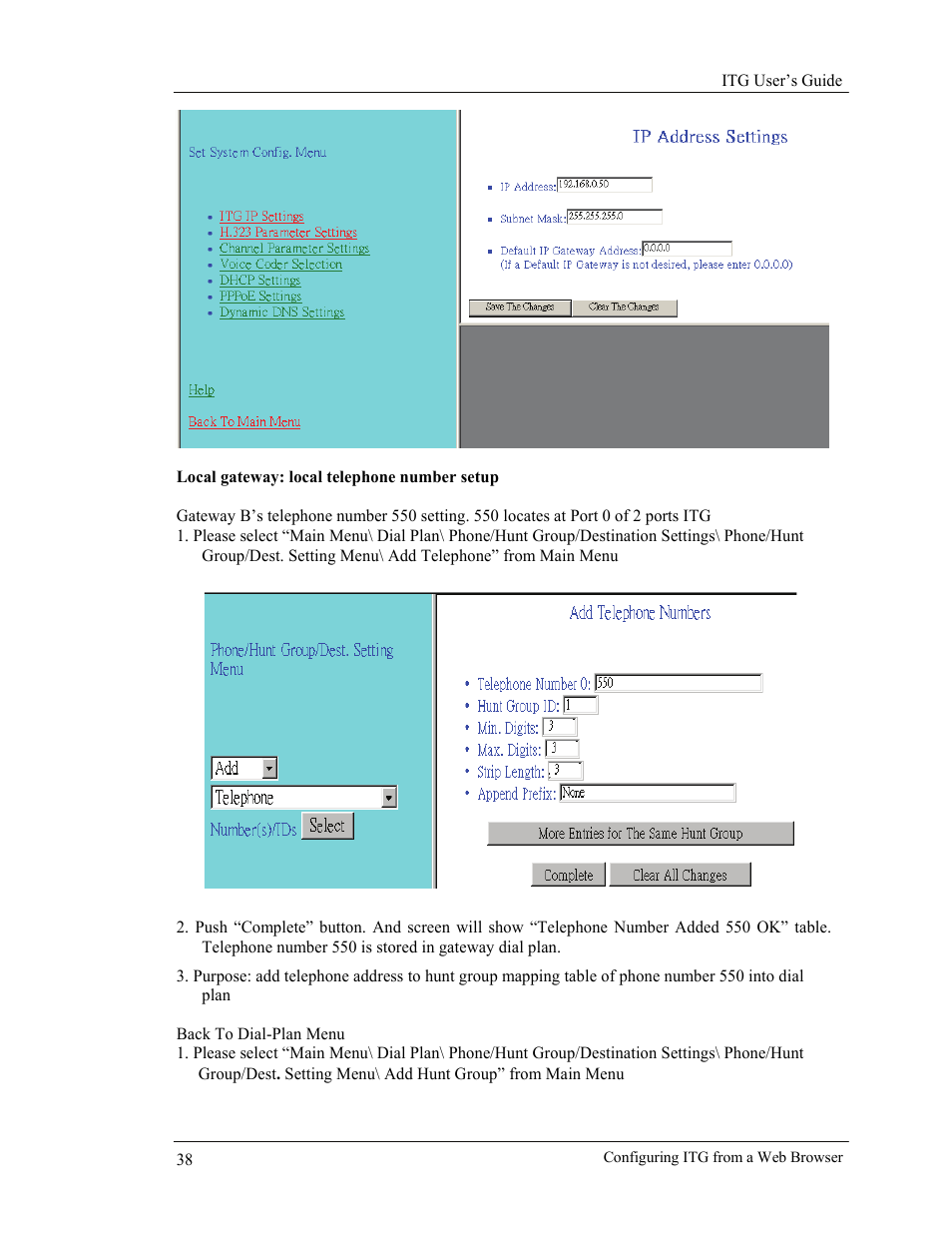 AirLive VoIP-400 Series User Manual | Page 38 / 56