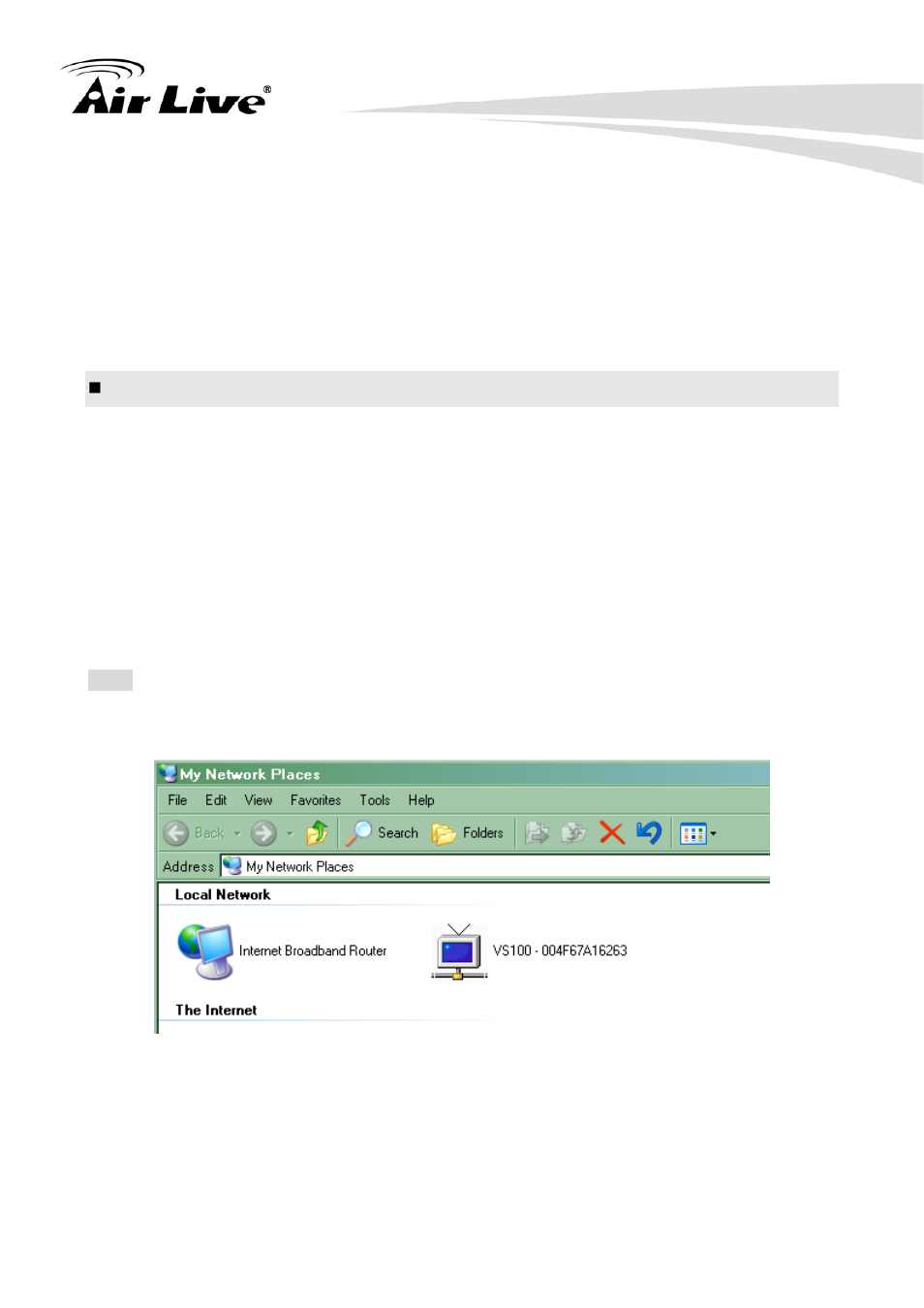 5 using upnp of windows® xp or vista | AirLive VS-100 User Manual | Page 19 / 88