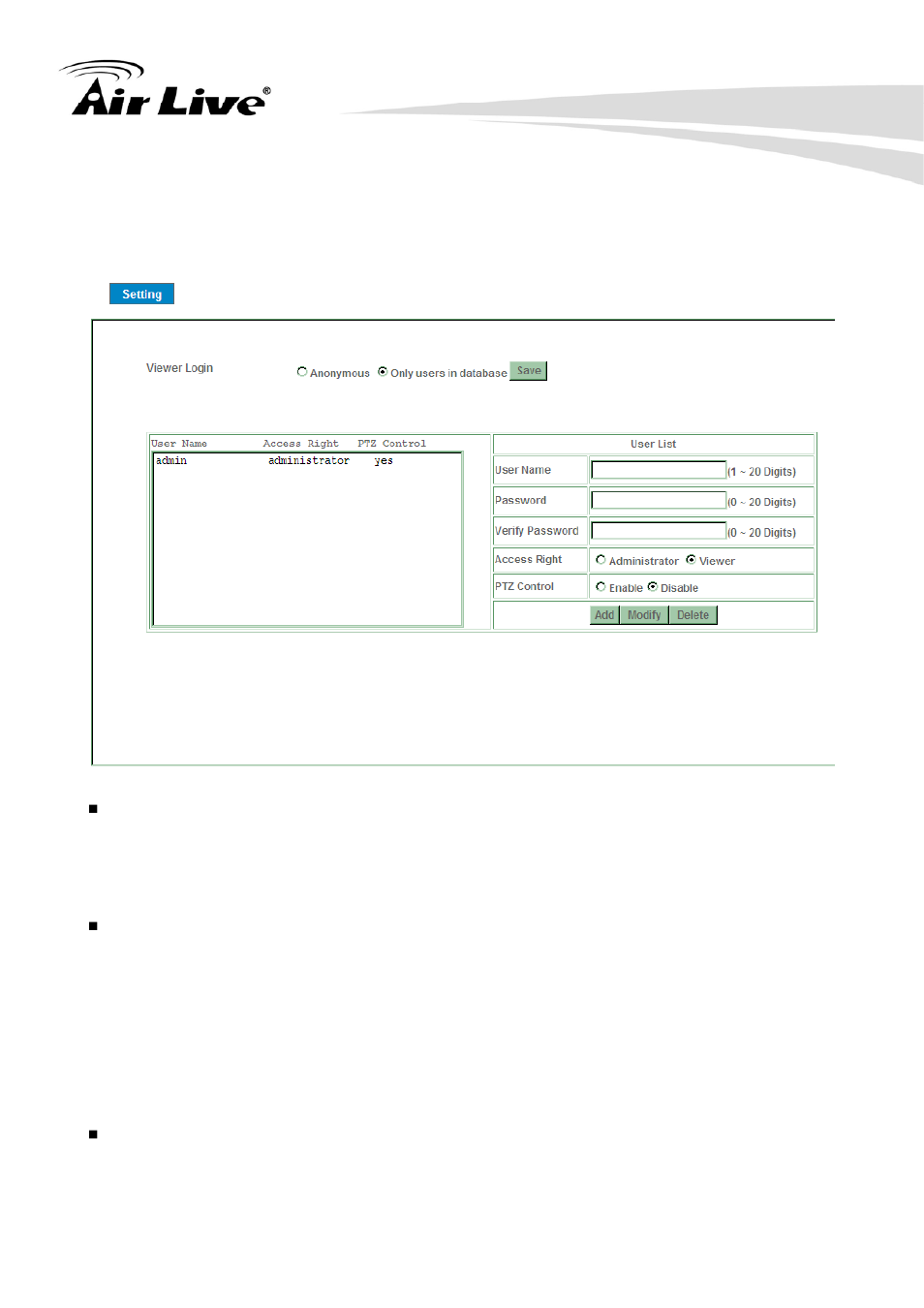 AirLive VS-100 User Manual | Page 60 / 88