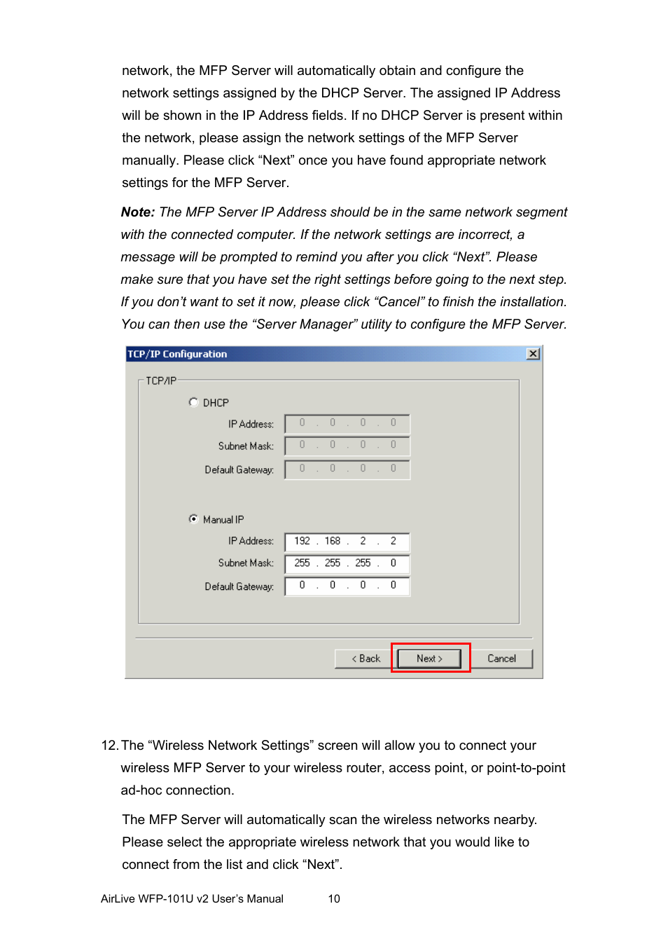 AirLive WFP-101U v2 User Manual | Page 18 / 106