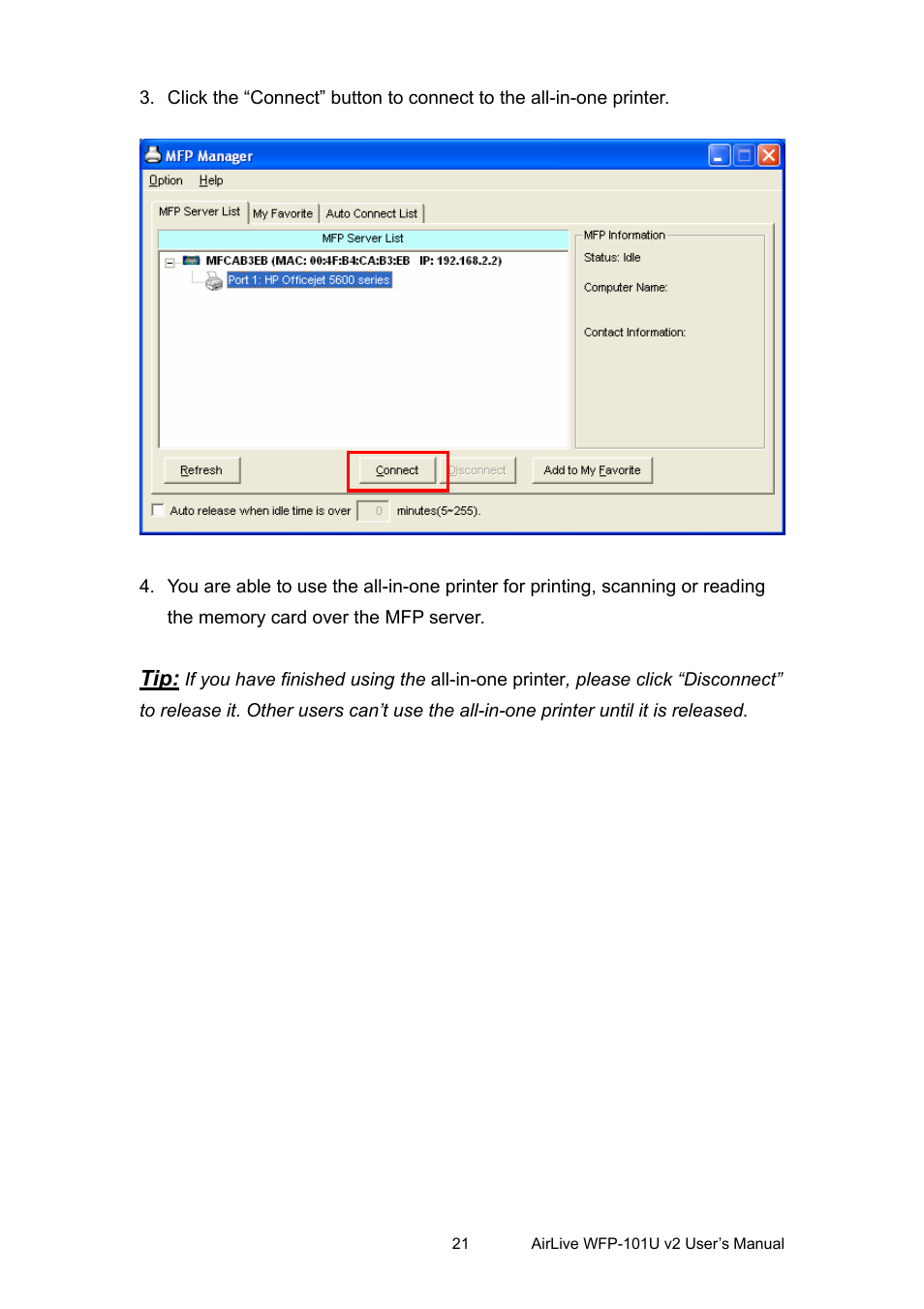 AirLive WFP-101U v2 User Manual | Page 29 / 106