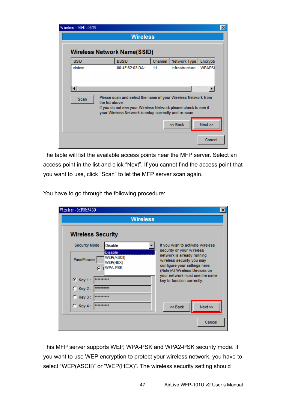 AirLive WFP-101U v2 User Manual | Page 55 / 106