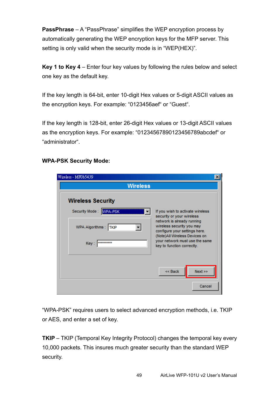 AirLive WFP-101U v2 User Manual | Page 57 / 106