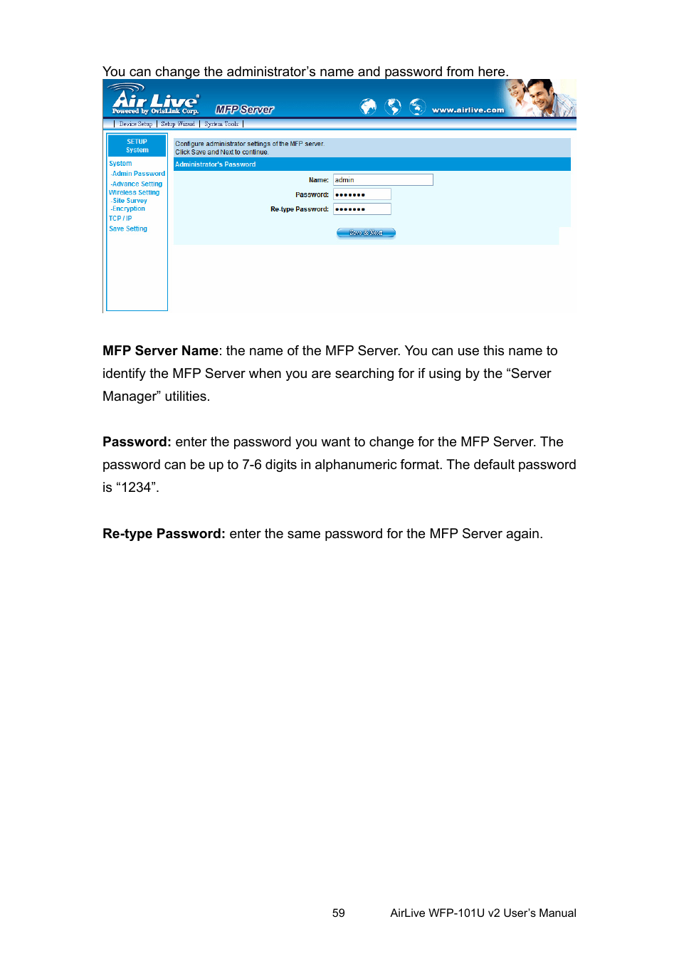 AirLive WFP-101U v2 User Manual | Page 67 / 106