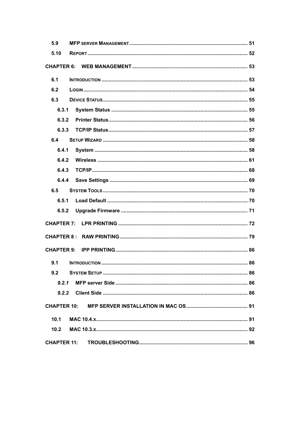 AirLive WFP-101U v2 User Manual | Page 8 / 106