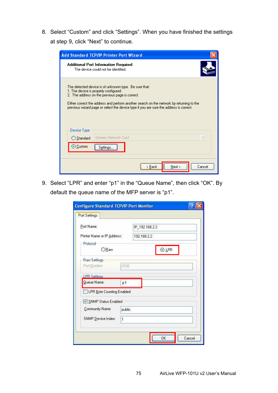 AirLive WFP-101U v2 User Manual | Page 83 / 106