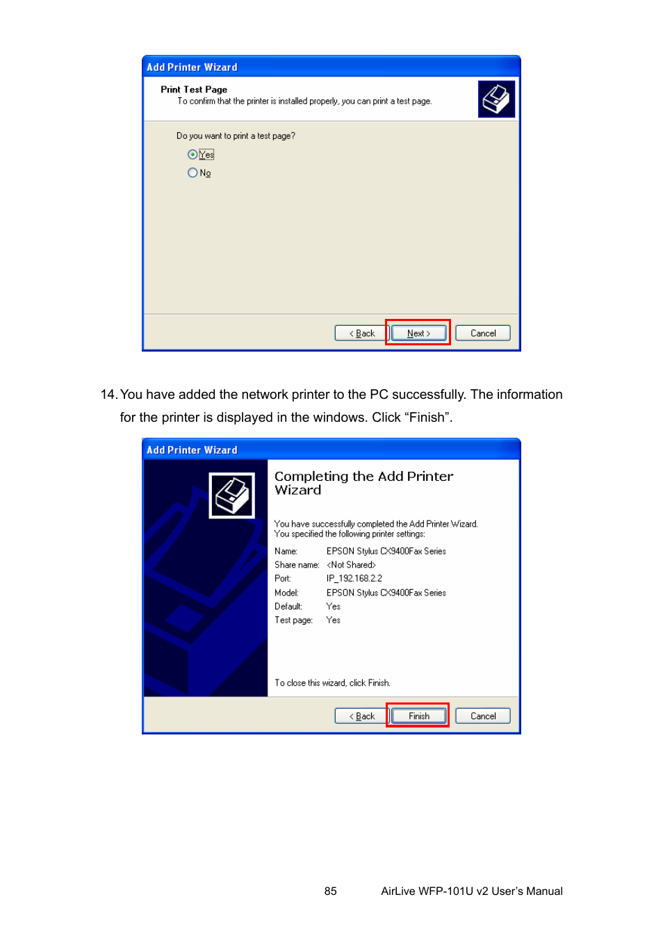 AirLive WFP-101U v2 User Manual | Page 93 / 106