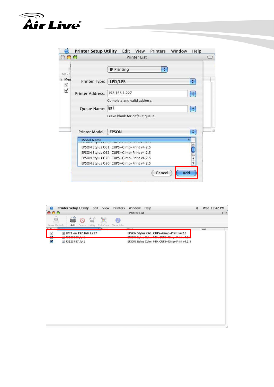 AirLive WFP-151U User Manual | Page 116 / 127