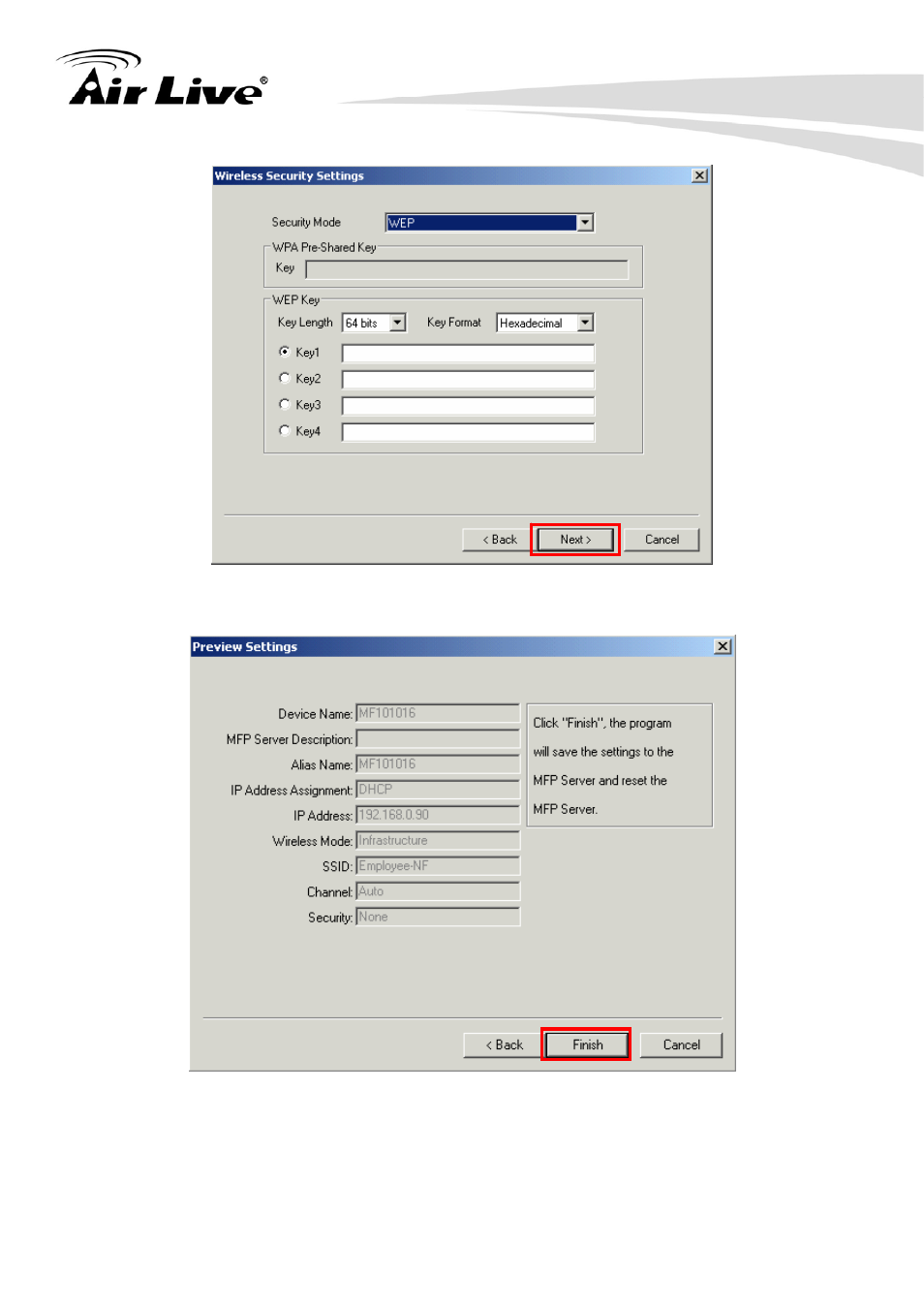 AirLive WFP-151U User Manual | Page 19 / 127